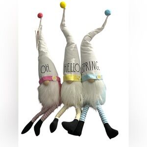 Rae Dunn Oh Hello Spring Gnome Trio